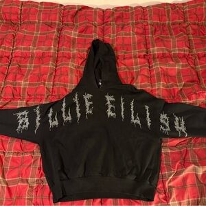 Bershka x Billie Eilish Rhinestone Hoodie